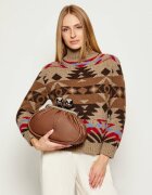 Weekend MaxMara De piele geantă pe umăr Milvanew Pasticcino