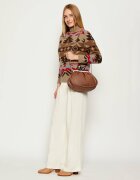 Weekend MaxMara De piele geantă pe umăr Milvanew Pasticcino