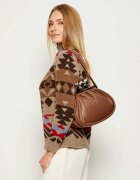 Weekend MaxMara De piele geantă pe umăr Milvanew Pasticcino
