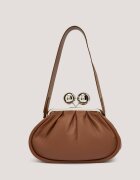 Weekend MaxMara De piele geantă pe umăr Milvanew Pasticcino
