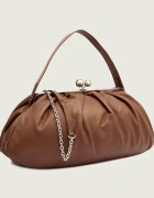 Weekend MaxMara De piele geantă pe umăr Pasticcino PROVINO