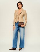 Weekend MaxMara De piele geantă pe umăr Prati Pasticcino