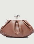 Weekend MaxMara De piele geantă pe umăr Prati Pasticcino