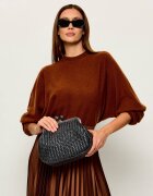 Weekend MaxMara De piele geantă pe umăr Wkaere Pasticcino