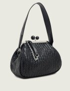 Weekend MaxMara De piele geantă pe umăr Wkaere Pasticcino