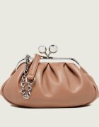 Weekend MaxMara De piele geantă pe umăr Wkanembi Pasticcino