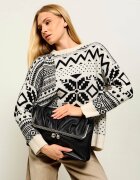 Weekend MaxMara De piele geantă pe umăr Wkaslalom Pasticcino