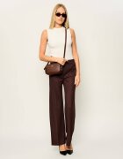 Weekend MaxMara De piele geantă poștaș Wkasnob