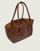 Weekend MaxMara De piele geantă shopper + borsetă Wkasatira