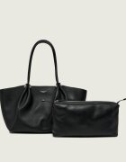 Weekend MaxMara De piele geantă shopper + borsetă Wkasatira