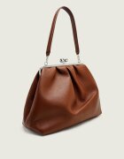 Weekend MaxMara De piele geantă shopper Wkabambola Pasticcino