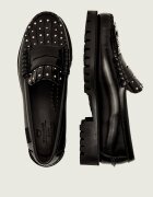 Weekend MaxMara De piele pantofi loafer Weekendanlug