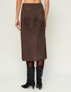 Weekend MaxMara Fustă Wkdpalmi | piele întoarsă
