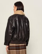 Weekend MaxMara Geacă de piele Wkdcalata| shearling | Loose fit cu adaos de lână
