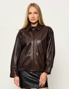 Weekend MaxMara Geacă de piele Wkdcose | Loose fit
