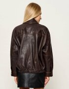 Weekend MaxMara Geacă de piele Wkdcose | Loose fit