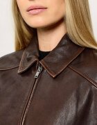 Weekend MaxMara Geacă de piele Wkdcose | Loose fit