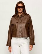 Weekend MaxMara Geacă de piele Wkdpiovra | Cropped Fit