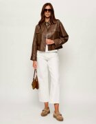 Weekend MaxMara Geacă de piele Wkdpiovra | Cropped Fit