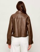 Weekend MaxMara Geacă de piele Wkdpiovra | Cropped Fit