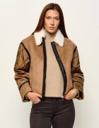 Weekend MaxMara Geacă Gessati | Cropped Fit | shearling