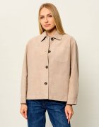 Weekend MaxMara Geacă Wkdghiera | regular fit | piele întoarsă