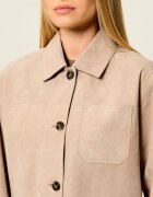 Weekend MaxMara Geacă Wkdghiera | regular fit | piele întoarsă