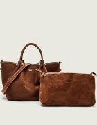 Weekend MaxMara Geantă pe umăr Wkario | piele întoarsă