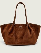 Weekend MaxMara Geantă shopper + borsetă Wkapesi | piele întoarsă