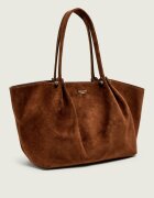 Weekend MaxMara Geantă shopper + borsetă Wkapesi | piele întoarsă