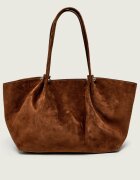 Weekend MaxMara Geantă shopper + borsetă Wkapesi | piele întoarsă
