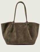 Weekend MaxMara Geantă shopper + borsetă Wkapesi | piele întoarsă
