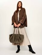 Weekend MaxMara Geantă shopper + borsetă Wkapesi | piele întoarsă