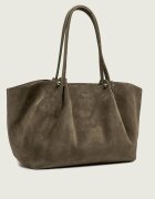 Weekend MaxMara Geantă shopper + borsetă Wkapesi | piele întoarsă
