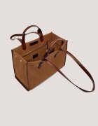 Weekend MaxMara Geantă shopper Gianna cu adaos de piele