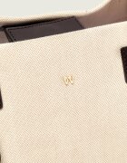 Weekend MaxMara Geantă shopper WKACANDORE cu adaos de piele
