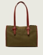 Weekend MaxMara Geantă shopper Wkacandore cu adaos de piele