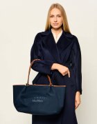 Weekend MaxMara Geantă shopper Wkagetto cu adaos de piele