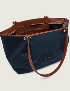 Weekend MaxMara Geantă shopper Wkagetto cu adaos de piele