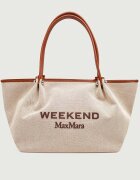 Weekend MaxMara Geantă shopper Wkagetto cu adaos de piele