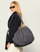 Weekend MaxMara Geantă shopper Wkautile Pasticcino| Weekend Max Mara x Robert Rabensteiner | piele întoarsă
