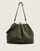 Weekend MaxMara Geantă shopper Wkautile Pasticcino| Weekend Max Mara x Robert Rabensteiner | piele întoarsă