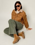 Weekend MaxMara Ghete chelsea Genepi | piele întoarsă