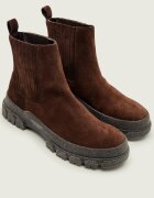 Weekend MaxMara Ghete chelsea Genepi | piele întoarsă