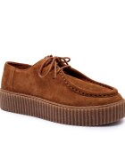Weekend MaxMara Mocasini KAPOK | piele întoarsă