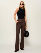 Weekend MaxMara Pantaloni Wkdeditta | Relaxed fit cu adaos de lână