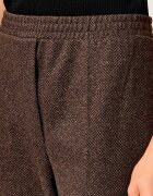 Weekend MaxMara Pantaloni Wkdeditta | Relaxed fit cu adaos de lână