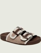 Weekend MaxMara Șlapi WKABONITO cu adaos de piele