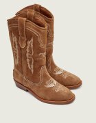 Zadig & Voltaire Cizme cowboy Western Tex | piele întoarsă