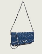 Zadig & Voltaire De blugi geantă pe umăr ROCK DENIM MONOGRAM